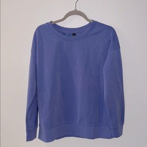 Lilac crew neck sweatshirt